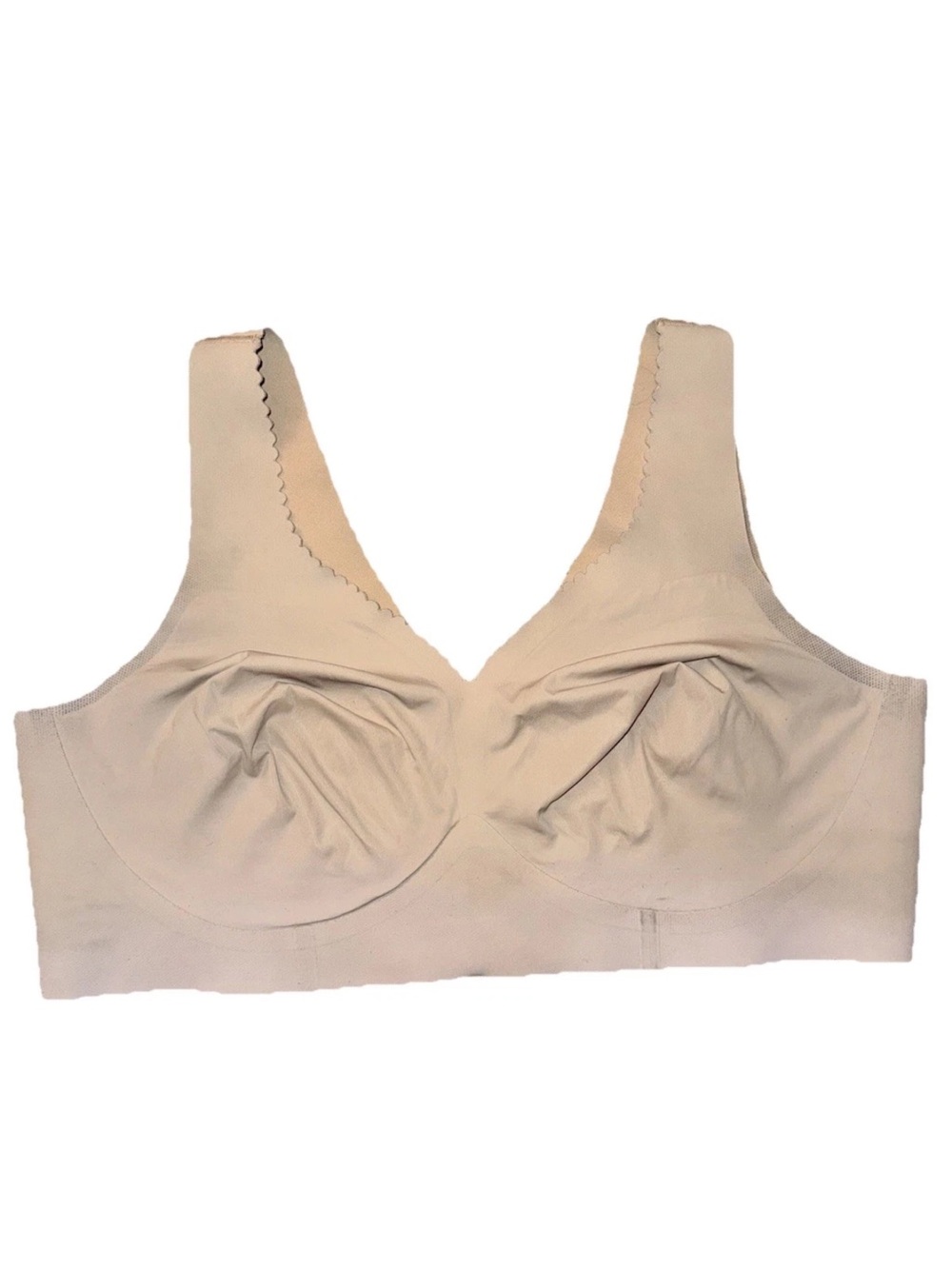 Evelyn & Bobbie the Evelyn Bra Size 3XL Beige Wireless